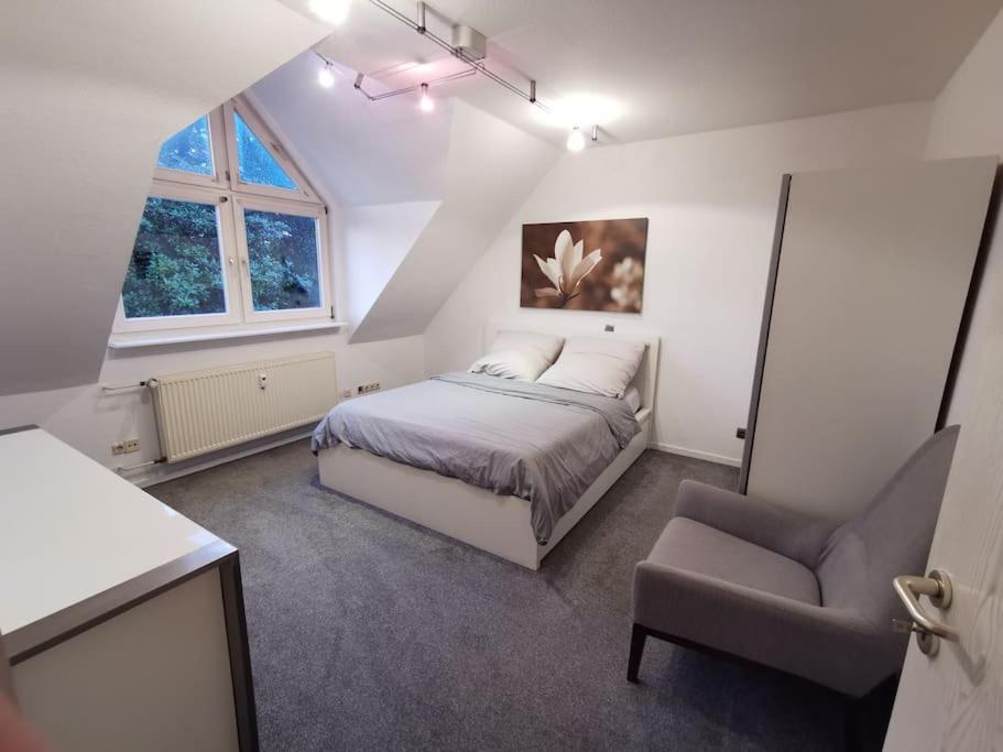 Helle Maisonnette Wohnung Penthouse Recklinghausen Esterno foto